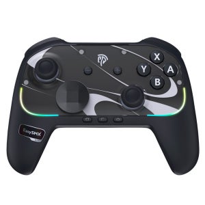 EasySMX S10 게임패드 PC 컨트롤러 무선 조이스틱 안드로이드 iOS 닌텐도 스위치2 호환 웨이크업 기능 블랙
