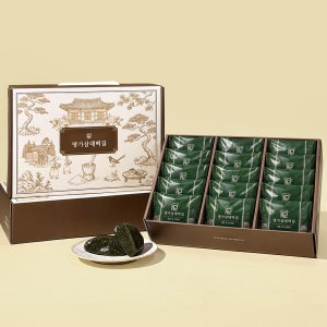 명가삼대떡집 시그니처 쑥인절미 선물세트 쑥떡 1.5kg + 콩고물 150g 개별포장