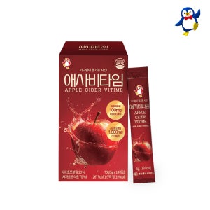 제일헬스사이언스 애사비타임 사과초모분말 비타민C 스틱 14포