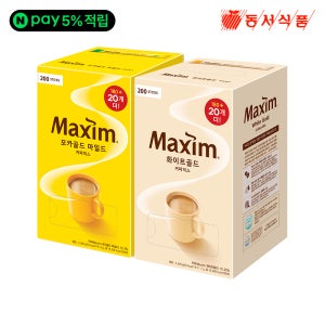 [5% 추가 적립] 맥심 모카골드 커피믹스 마일드 200개입 + 화이트골드 커피믹스 200개입