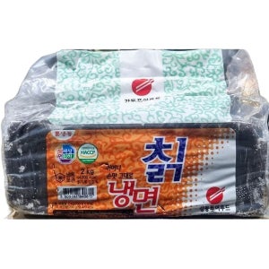 강동퓨어푸드 비빔 칡냉면 2kg 1개 식당용 시원한 홈쿠킹 물 별미 물냉 간편 냉면