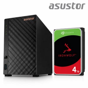 ASUSTOR 드라이브스토어 AS1102TL 4테라 시게이트 아이언울프 4TB x1