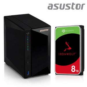 ASUSTOR DRIVESTOR AS3302T 8테라 시게이트 아이언울프 8TB x1