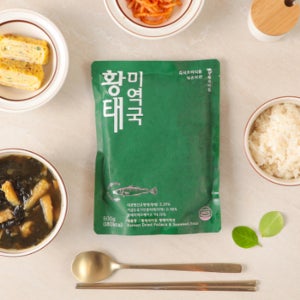 황제의아침 황태미역국 500g 3봉