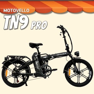 모토벨로 TN9 접이식 전기자전거 PAS 자전거 870W 48V 35Ah