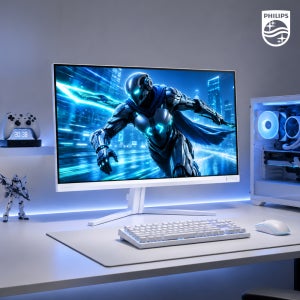 필립스 에브니아 27M2N3201PL 260 FAST IPS 지싱크 Ai HDR 게이밍 화이트 무결점