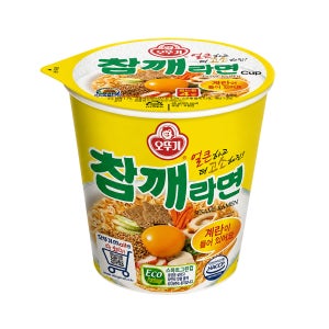 오뚜기 참깨라면 소컵 오리지널, 65g, 1개