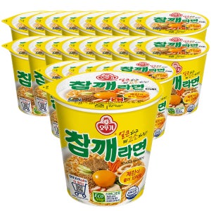 오뚜기 참깨라면 소컵 오리지널, 65g, 24개
