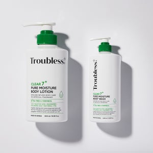 트러블레스 바디세트 [바디 워시 1L+바디 로션 500ml]