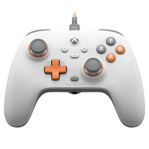 GameSir T7 Xbox Series X|S One 및 Windows 10/11용 와이어드 컨트롤러 플러그 앤 플레이 게이밍 게임패드 홀 효과 조이스틱/홀 트리거 White