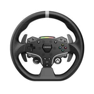 MOZA ESX Xbox 및 PC용 스티어링 휠은 뛰어난 다용도성을 제공합니다 | 땀 방지 ISF PU 그립이 적용된 범용 11인치 합금 레이싱 휠 마이크로소프트 공식 라이선스