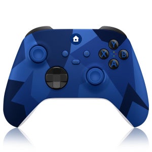 Xbox One 컨트롤러 One용 Controller Wireless Series X/S | 3.5mm 오디오 잭이 있는 무선 2.4GHz 어댑터 카모 블루 Blue