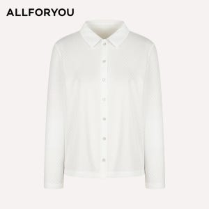 [올포유] 여성 카라 티블라우스 가을 겨울 신축성 좋은 카라티