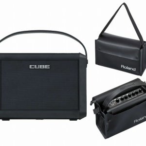 롤랜드 큐브 스트리트 미니 휴대용 기타 앰프 CUBE-ST-MI 전용 케이스 포함