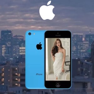 아이폰 5C 공기계 학생폰 언락 블루 8GB