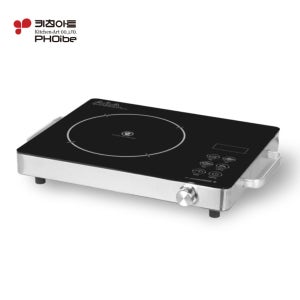 키친아트 포이베 KA-JS0013 1구 하이라이트 전기레인지 2200W 8단 온도조절