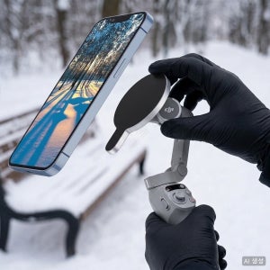 DJI 오스모 모바일 OM 6 5 4 SE 맥세이프 자석 마그네틱 퀵릴리즈 어댑터 링 홀더 마운트 클립