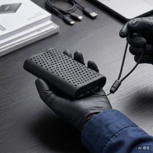 LACDO 삼성 T9 외장 SSD 전용 실리콘 케이스 충격방지 커버 스트랩