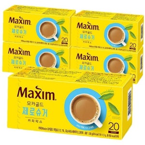 동서 맥심 모카골드 제로슈거 커피믹스 100T (20입x5개) 사무실 학생 수험생 경로당 선물