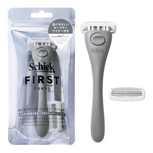 Schick 쉬크 퍼스트 셰이빙 홀더 애쉬 그레이 면도기 x 2세트