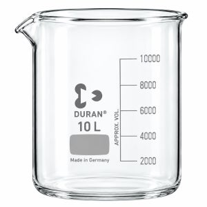 DURAN 듀란 비커 비이커 실험실 유리비커 듀란 표준형 비이커10L