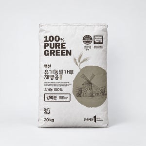 맥선 유기농 밀가루 제빵용 20kg, 1개