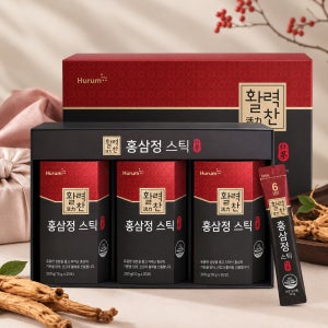 휴럼 활력찬 홍삼정 스틱 10g, 60포, 1개