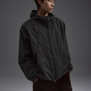일꼬르소 TORAY 펑셔널 후드 자켓 차콜그레이 IEJU6F102CG