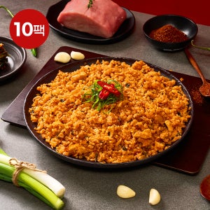 흑닭 더 빅 닭가슴살 파김치돈육 볶음밥 350g 10팩