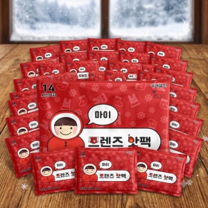 국내제조 마이 프렌즈 100g 90매 실속형 오래가는 핫팩 방한템 추위극복 보온용품 히팅팩