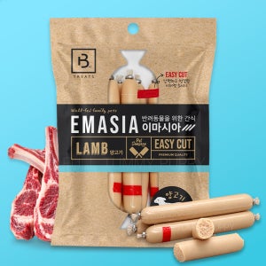브리더랩 이마시아 8p, 저지방 소시지 강아지 간식, 양고기, 120g, 1개