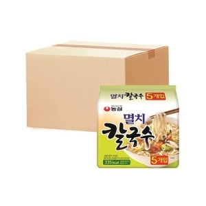 농심 멸치칼국수 40개 한박스 도매 대용량 식자재 식당 탕비실 box 40입 40봉