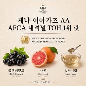 [5kg] 커피 생두 케냐 이아가즈 AA AFCA 내셔널 TOH 1st Lot