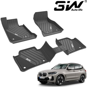 BMW G08 ix3 TPE 카매트 3W 에코라이너 3D 입체 고무 자동차 매트 1+2열