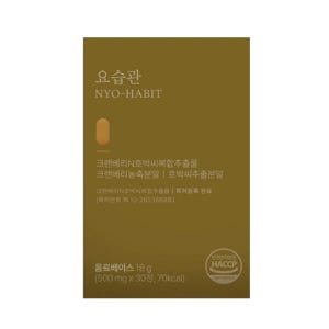 BK웰 요습관 500mg x 30정 1박스 bn01 정품