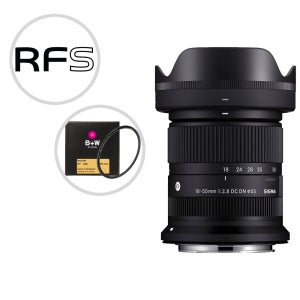 (정품등록 상품권 5만) 시그마 18-50mm F2.8 DC DN (크롭) +BW마스터필터증정, 캐논 RF-S 마운트