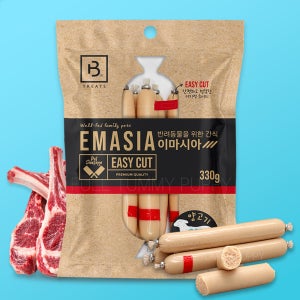 브리더랩 이마시아 22p 저지방 소시지 강아지 간식, 양고기, 330g, 1개