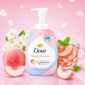 도브 바디솝 피치 화이트티향 거품 바디워시 540g