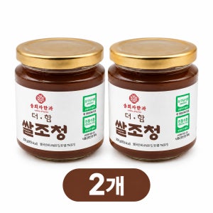 송희자한과 프리미엄 유기농 쌀조청 국산 전통식품 명절선물 답례품 300g, 2개