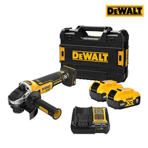 디월트 20V 충전 BL 그라인더 5인치(125mm) DCG4051P2T 세트(5.0Ah배터리2개+충전기1개)