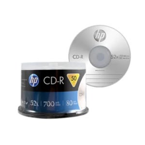 HP CD-R 700MB 52X 50P 벌크 / 80min 통
