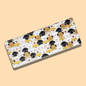 앱코 멍글멍글 강아지 펠트 장패드 780x300x3mm PC방 끈적임없는 장패드 논슬립