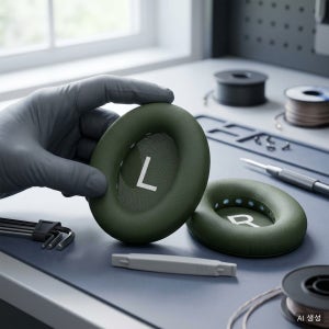 보스 콰이어트컴포트 QC45 QC SE SC 헤드폰 교체용 실리콘 이어 패드 커버