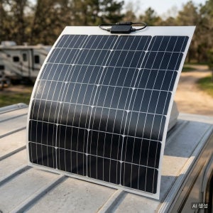 플렉시블 태양광 전지판 모듈 충전 패널 40W 18V 560x520mm