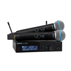 슈어 SLXD24D+B58 무선마이크 2채널 BETA58 캡슐 SLXD+