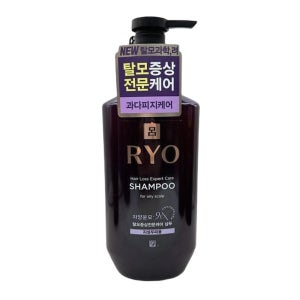려 향수 온가족 머리각질 남성 샴푸 자양윤모 9EX 지성두피용 샴푸 400ml 1개