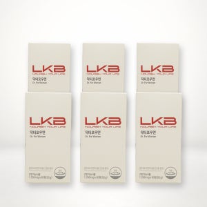 LKB 종합비타민 닥터포우먼 올인원 [60일분] - 6개 세트
