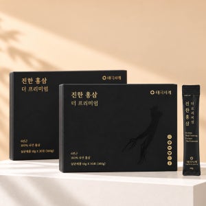 태극사계 진한홍삼 더프리미엄 스틱 6년근 풍기인삼 진액 60포