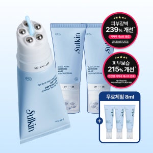 [쟁여두기] 설킨 빙하수 쿨링 롤러 수분크림 히알루론산 속건조 보습 70ml, 3개