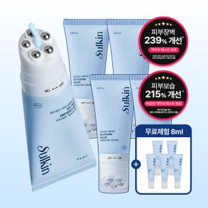 [쟁여두기] 설킨 빙하수 쿨링 롤러 수분크림 히알루론산 속건조 보습 70ml, 5개